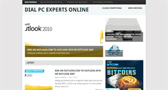 Desktop Screenshot of dialpcexpertsonline.com